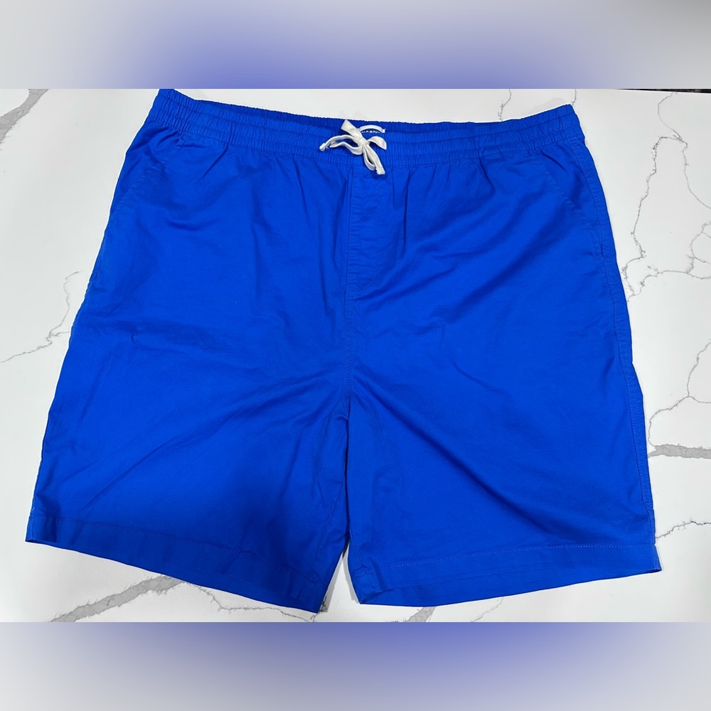 NWOT Old Navy Men's Vibrant Blue Pull-On Cotton Shorts Size XXL